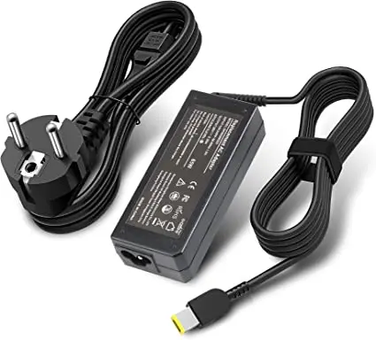 CHARGEUR ORDINATEUR PORTABLE LENOVO BOUT JAUNE.webp